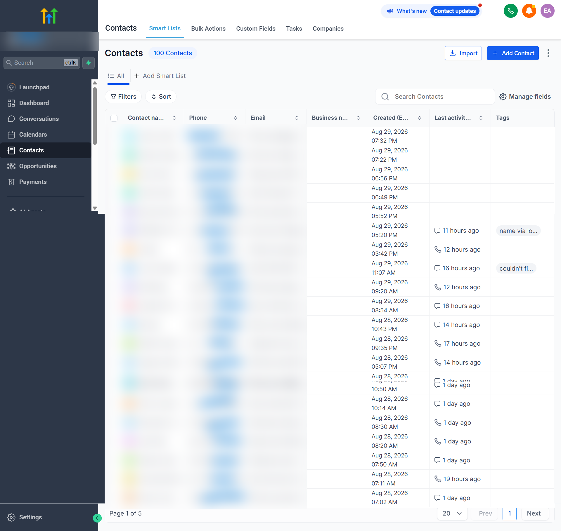 CRM Lead Generation & Management System project
