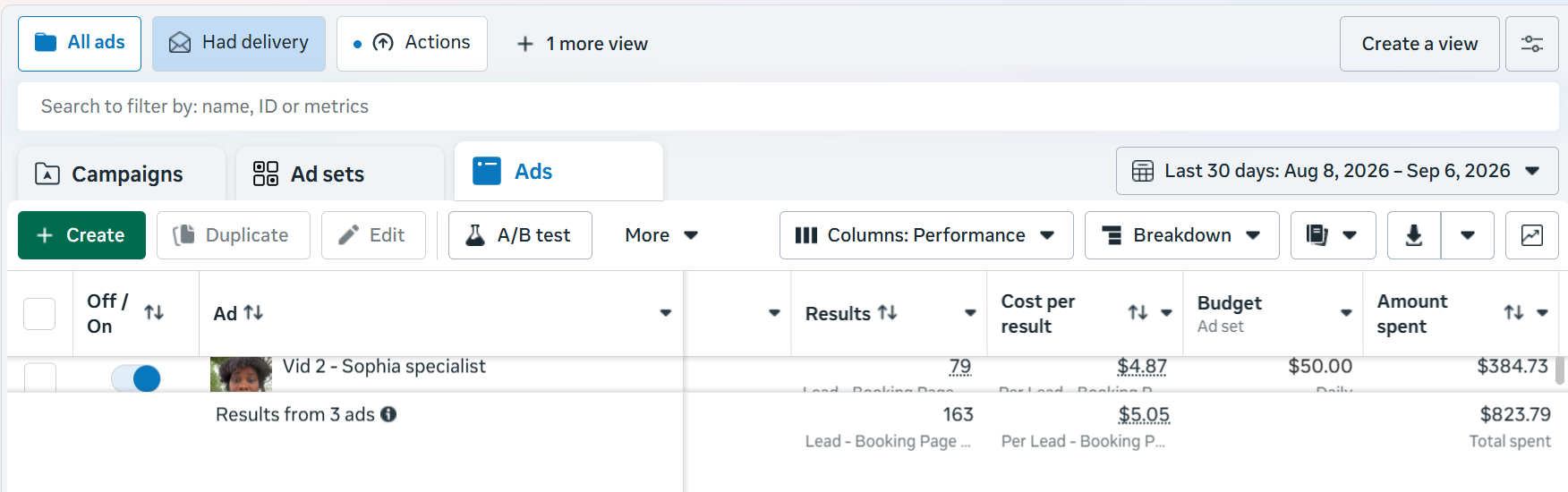 Meta Ads Lead Generation Campaign project